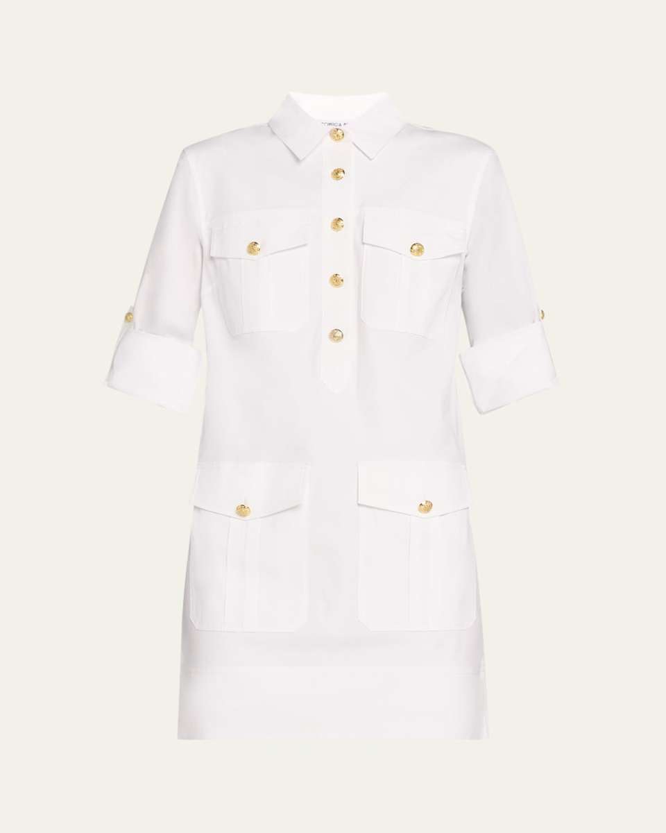 Saude Long-Sleeve Utility Dress